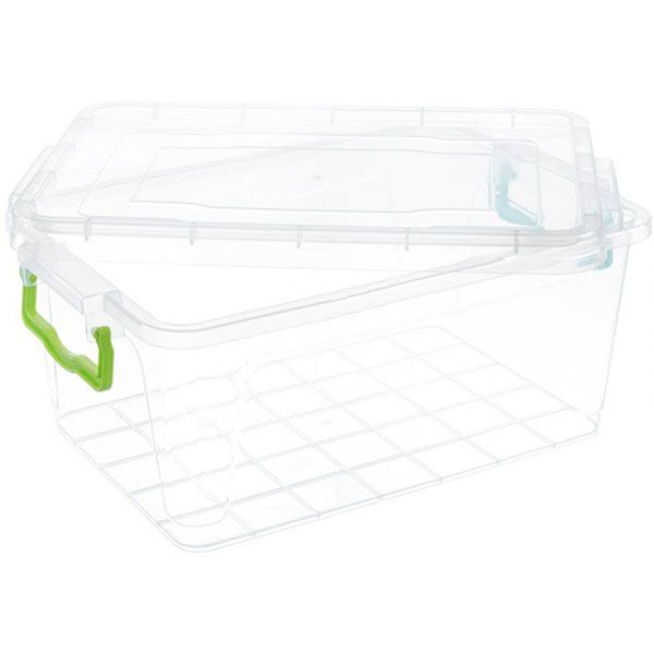 Контейнер для зберігання 5 л Ал-Пластик прозорий №6 (харчовий пластик) 135x205x310 мм (40520122)